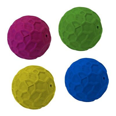 Toy ball for dogs in Natural Rubber assorted colors - Panton
