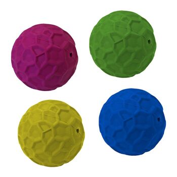 Balle jouet pour chien en caoutchouc naturel de couleurs assorties - Panton 1