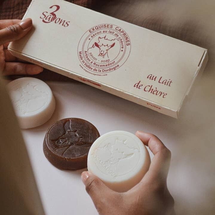 Confezione da 3 saponi con esfoliante