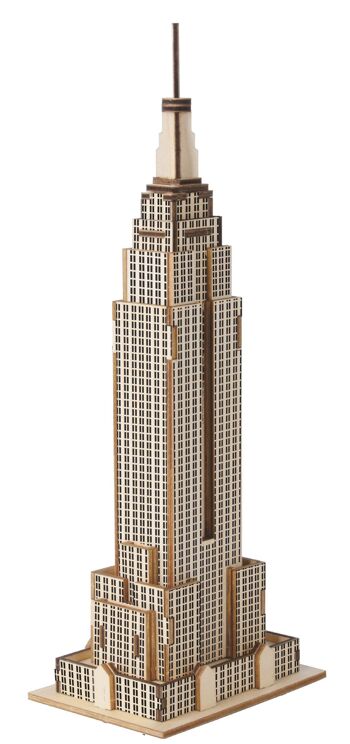 Kit de construction Empire State Building en bois 1