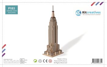 Kit de construction Empire State Building en bois 2