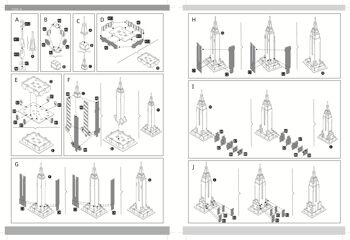 Kit de construction Empire State Building en bois 4