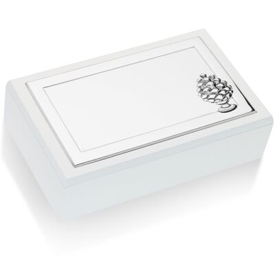 Jewelery Box 20x12x6 cm Silver "Pigna" Line