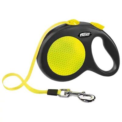 Flexi New Neon Tape Dog Leash 3m and 5m