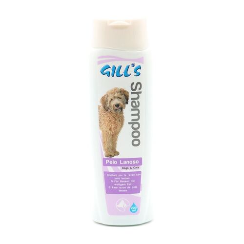 Shampoo per cane e gatto con pelo lanoso - Gill's