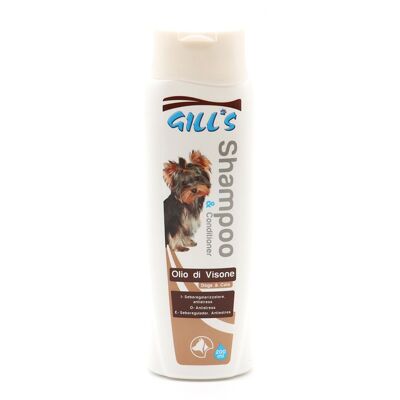 Shampoing et revitalisant pour chien à l'huile de vison - Gill's