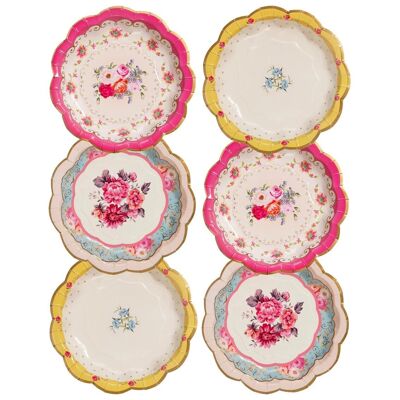 Truly Scrumptious Floral Paper Plates - 12 Pack