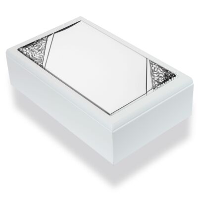 Jewelery Box 20x12x6 cm Silver "Nimue" Line