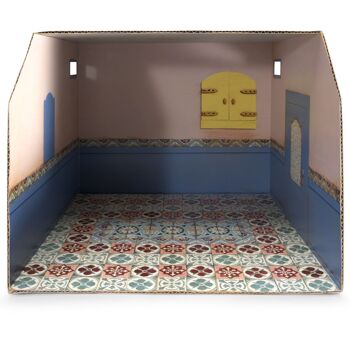 Maison de poupée DIY pour enfants - Salle de bain en carton - The Mouse Mansion 2