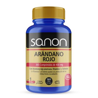 SANON Arándano rojo 365 comprimidos de 400 mg