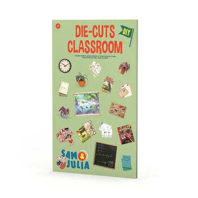 Kids DIY Dollhouse - Die Cuts Classroom - The Mouse Mansion