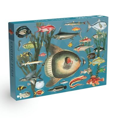 Exotic Fish 1000 piece Vintage jigsaw puzzle