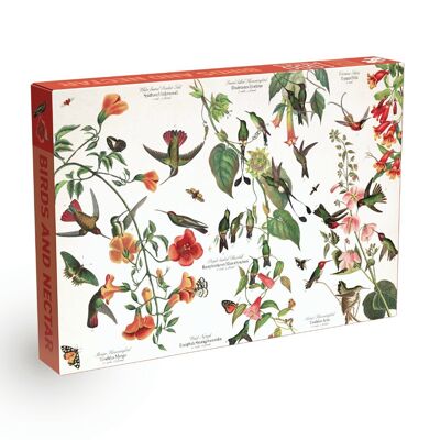 Oiseaux et Nectar Puzzle vintage 1000 pièces par Penny Puzzle