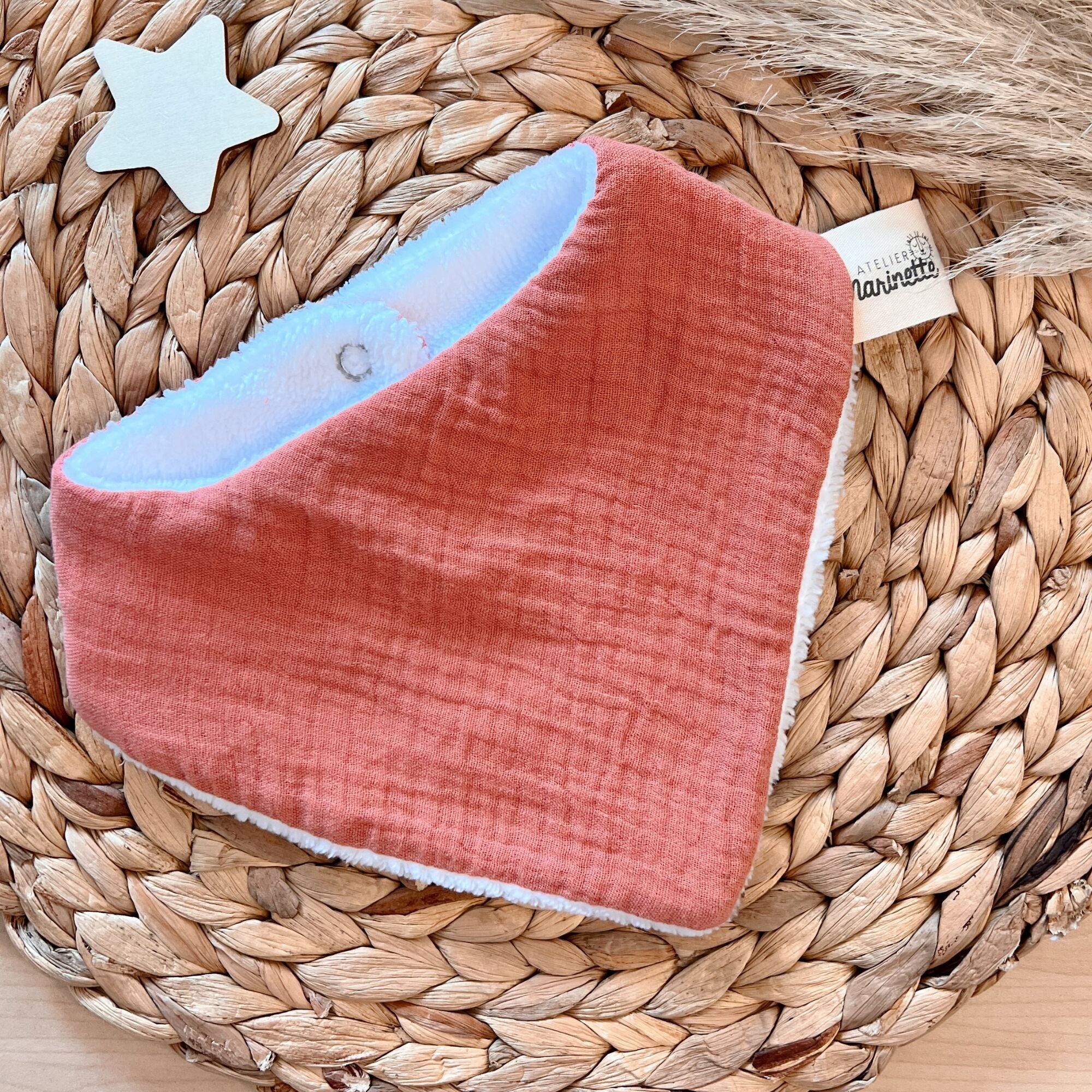 Ana das Bandana-Lätzchen – Marsala