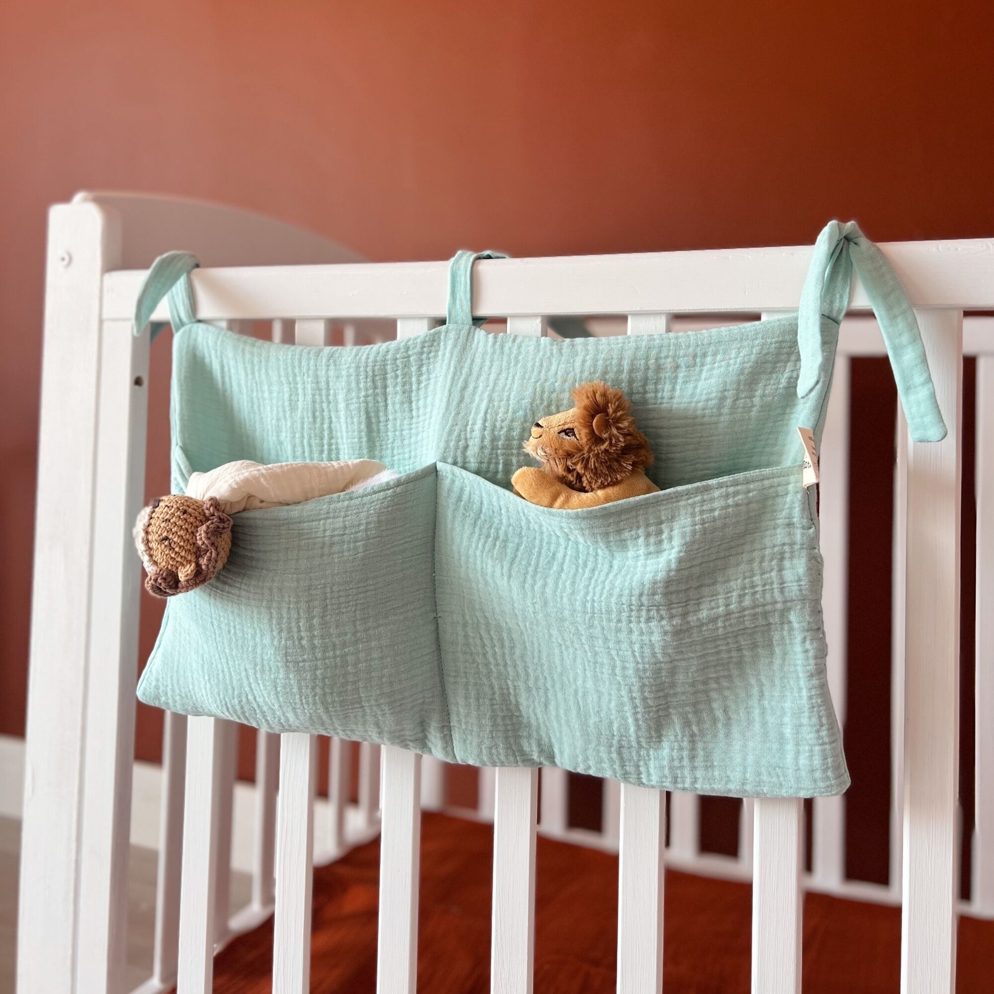 Marilou legt es weg, Bettdecke – Mintgrün