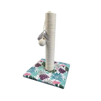 Cat scratching post with Tropical ball