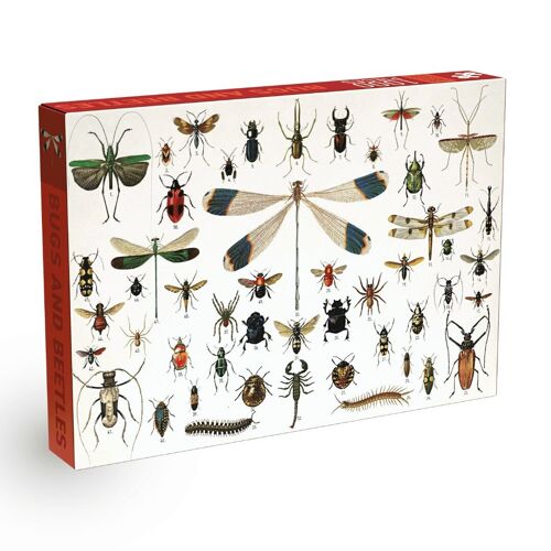 Bugs and Beetles 1000 piece Vintage jigsaw puzzle by Penny Puzzle