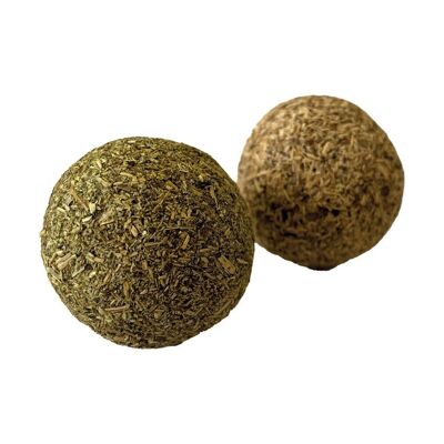 Catnip and silvervine ball 2Pcs - Euphoria