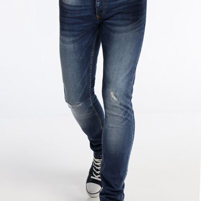 LOIS JEANS - Denim Bleu Damage 1962 Coupe Slim | 123528