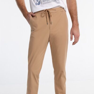 LOIS JEANS - Pantaloni slim fit con cintura elasticizzata in tela | 123547
