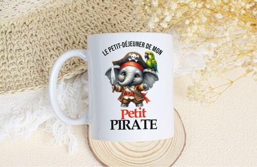 Mug enfant "petit pirate éléphant"