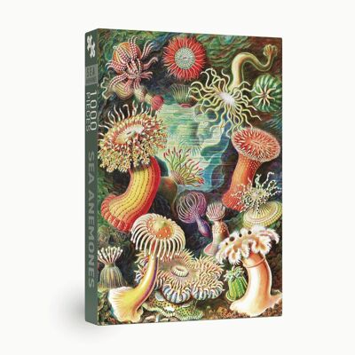 Puzzle vintage con anemoni di mare da 1000 pezzi di Penny Puzzle