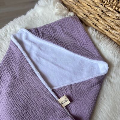 Gabin la cape de bain - Lilas