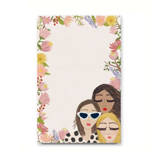 Fashion Girls Garden Notepad