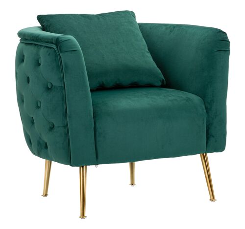 ARMCHAIR BUCAREST GREEN CM 76X74X73 D14220000VP