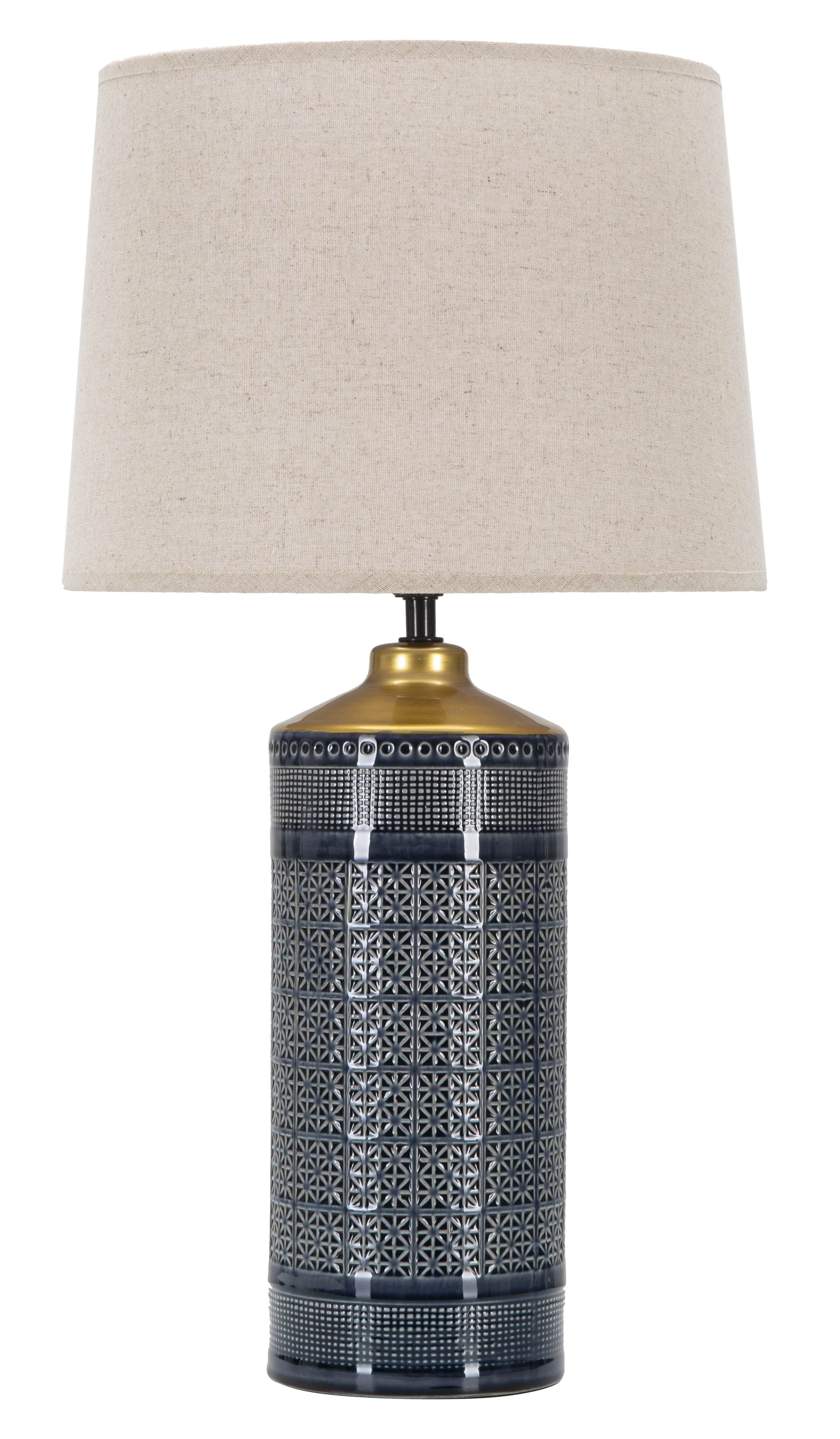 KERAMIK-TISCHLAMPE GRAPHS DUNKEL CM 30X55 D171196000D