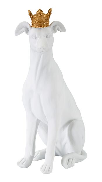 CHIEN BLANC CM 20X12,5X33 D011632000B 1