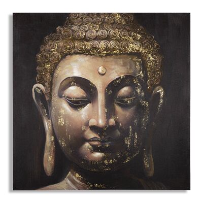 QUADRO MURALE FATTO A MANO BUDDHA -B- CM 100X3X100 D032359000B