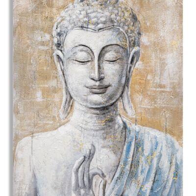 PEINTURE MURALE FAIT MAIN LUMIÈRE BOUDDHA -B- CM 80X3X120 D032358000B