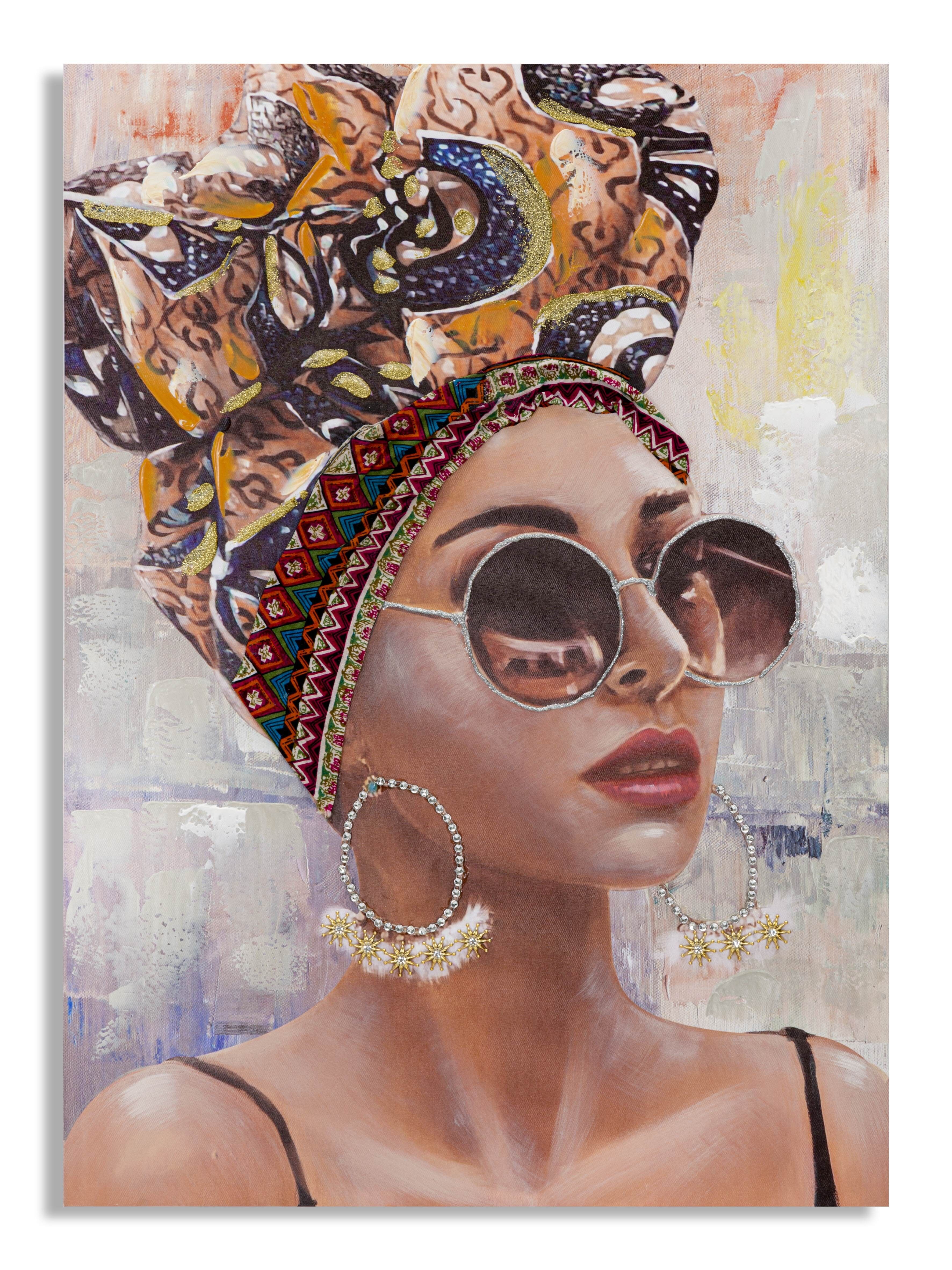 HANDMADE WALL PAINTING JENNIFER -A- CM 70X3X100 D032355000A