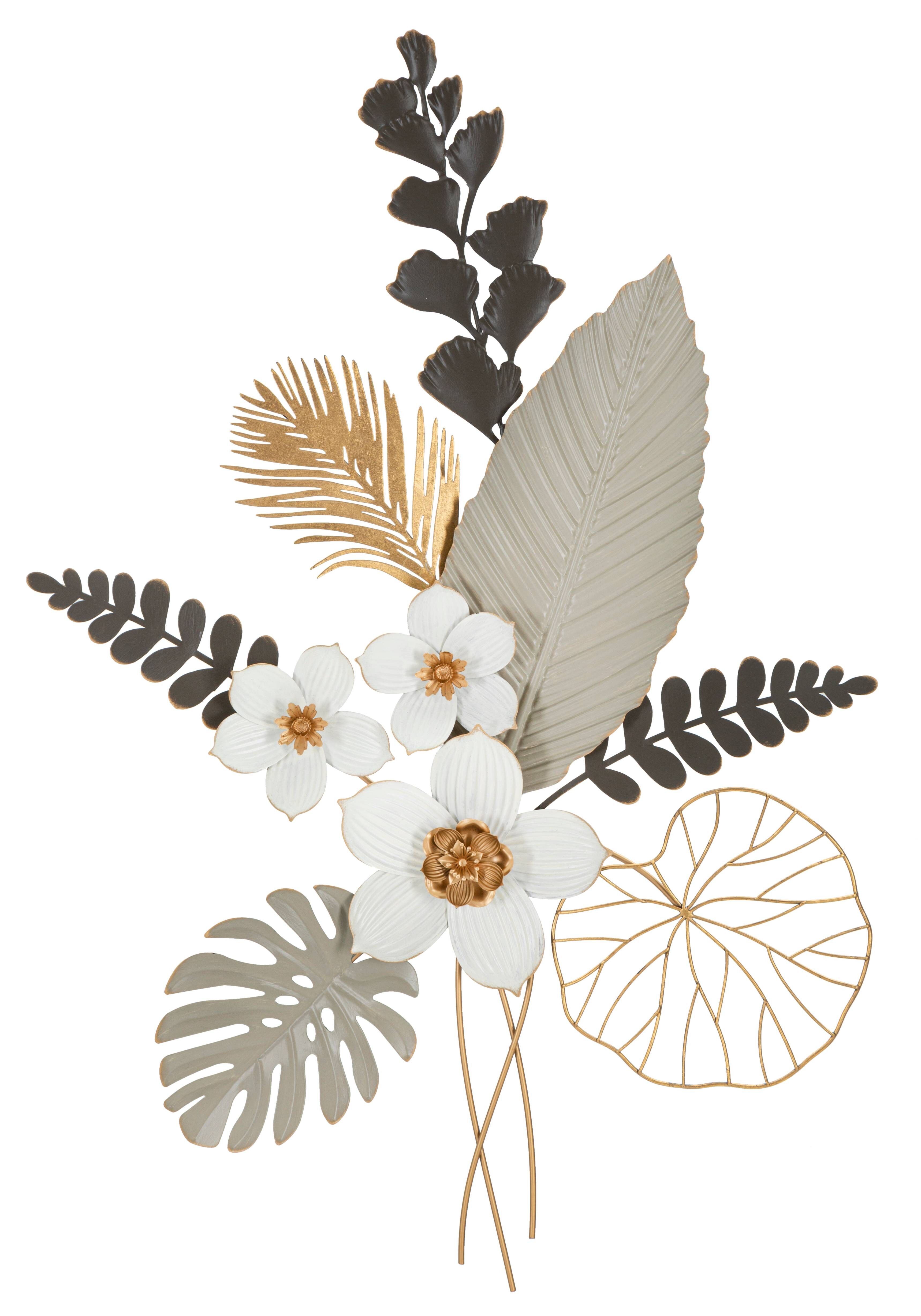 WANDPANEEL AUS EISEN BOUQ CM 71X4X96,5 D323960000