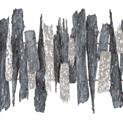 PANNELLO DA PARETE IN FERRO SCULTURA CM 122,6X6,4X62,9 D323700000