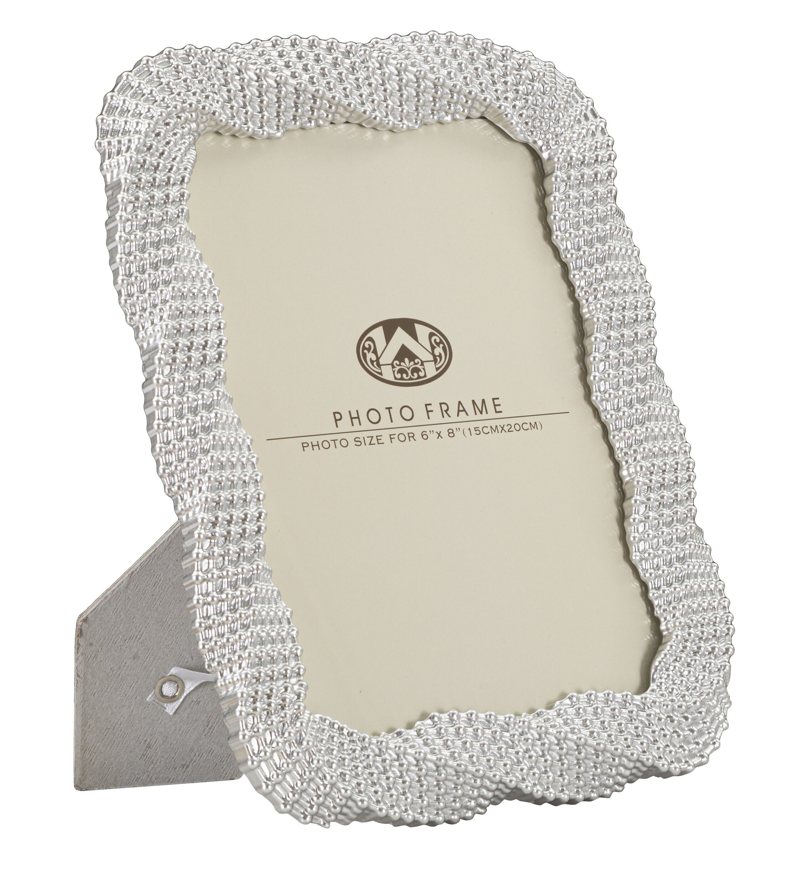 PHOTO FRAME BEAD SILVER CM 20X2X25,3 D372290003