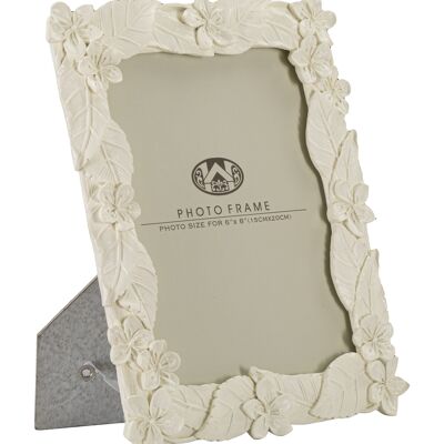 PHOTO FRAME LEAF CREAM CM 20,5X2X26 D372340003