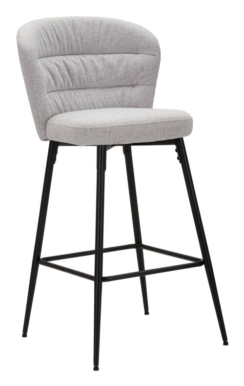 SET 2 BAR STOOL LOSANNA GREY CM 52X59X108 D14274000SG