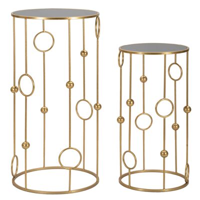 SET 2 TABLE CAGE CM 50X100-40X80 D1427230000