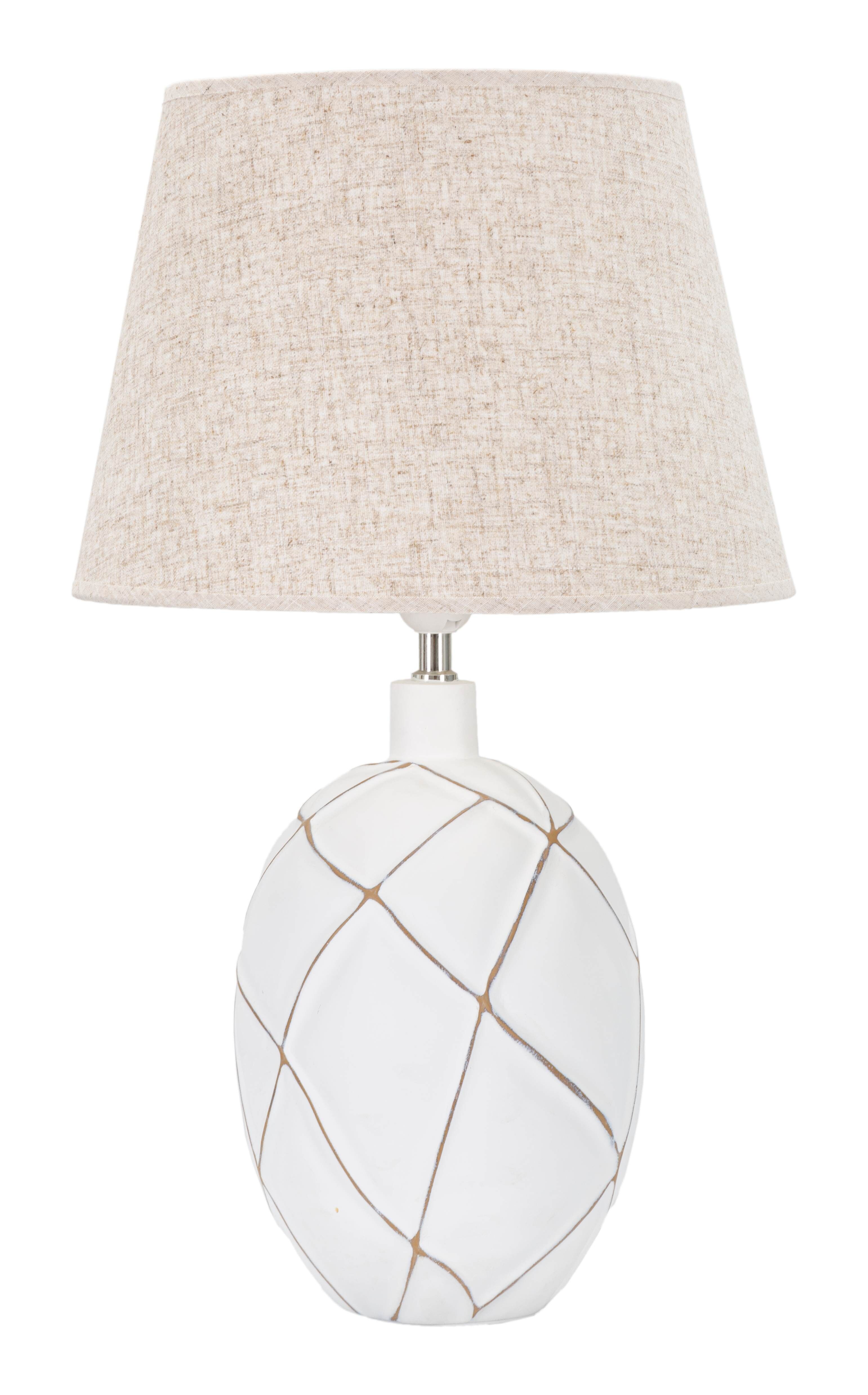 LAMPADA DA TAVOLO LINEE IN POLIRESINA CM 35X60 D1712130000