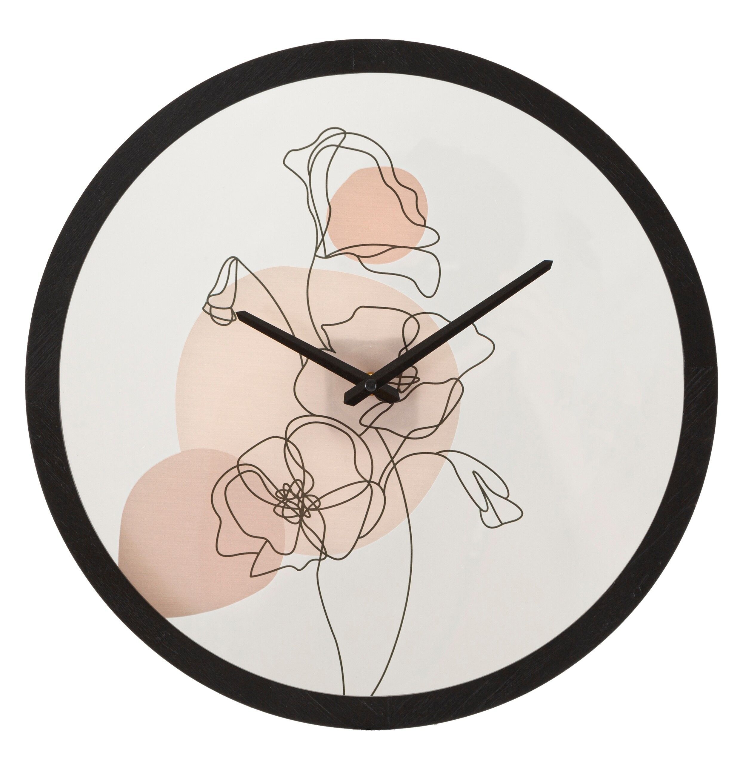 WALL CLOCK FLOWER -B- CM 40X3.5 D064800000B