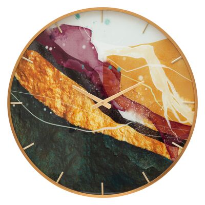 OROLOGIO DA PARETE IN VETRO MITY CM 60X5 D648080003