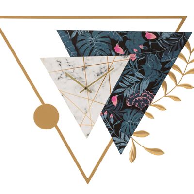 WALL CLOCK TRIANGLE CM 75X4,5X59 D647930000