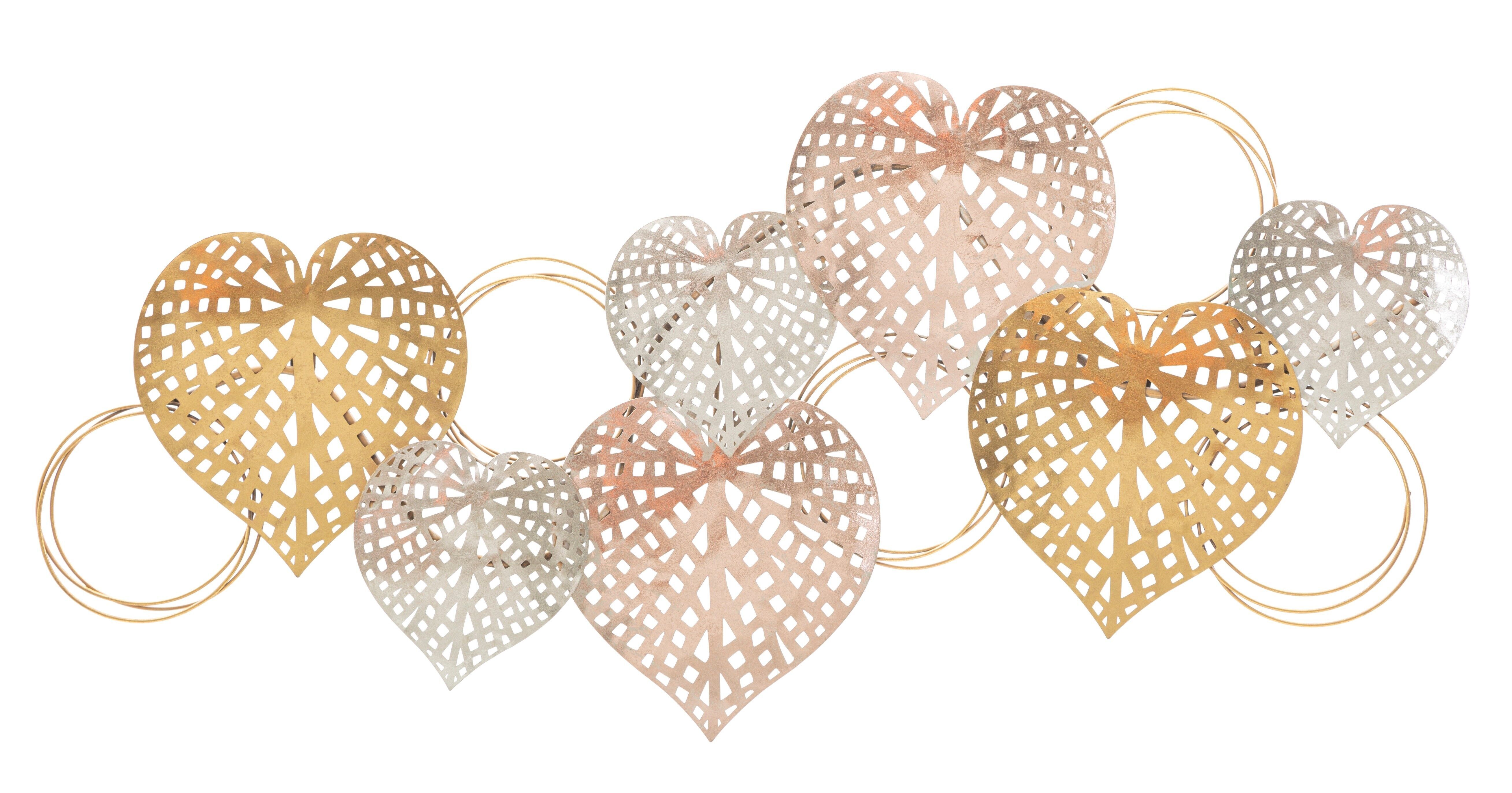 WALL DECORATON HEARTS CM 91X2.5X39.5 D323170000