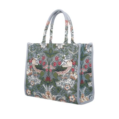 V&A Licensed Strawberry Thief Grey - City Bag