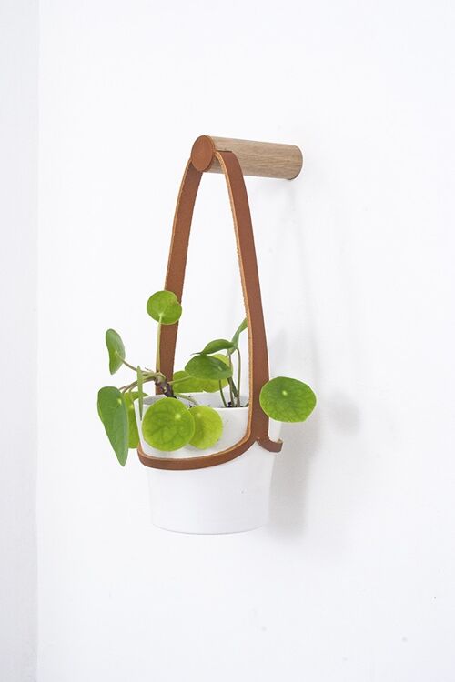 Peg Wall Planter Small Tan