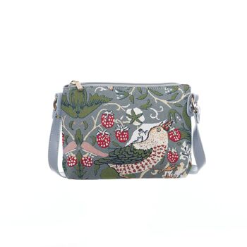 V&A Licensed Strawberry Thief Grey - Sac bandoulière 1