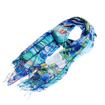 Iris de Van Gogh - Art Pashmina 1