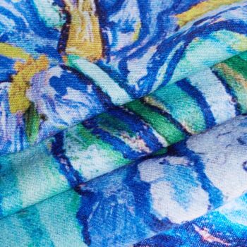 Iris de Van Gogh - Art Pashmina 3